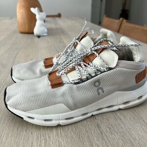 On Running Cloudnova 2 Running Shoes in White Pearl Men Size 8 EU 41 26.99173